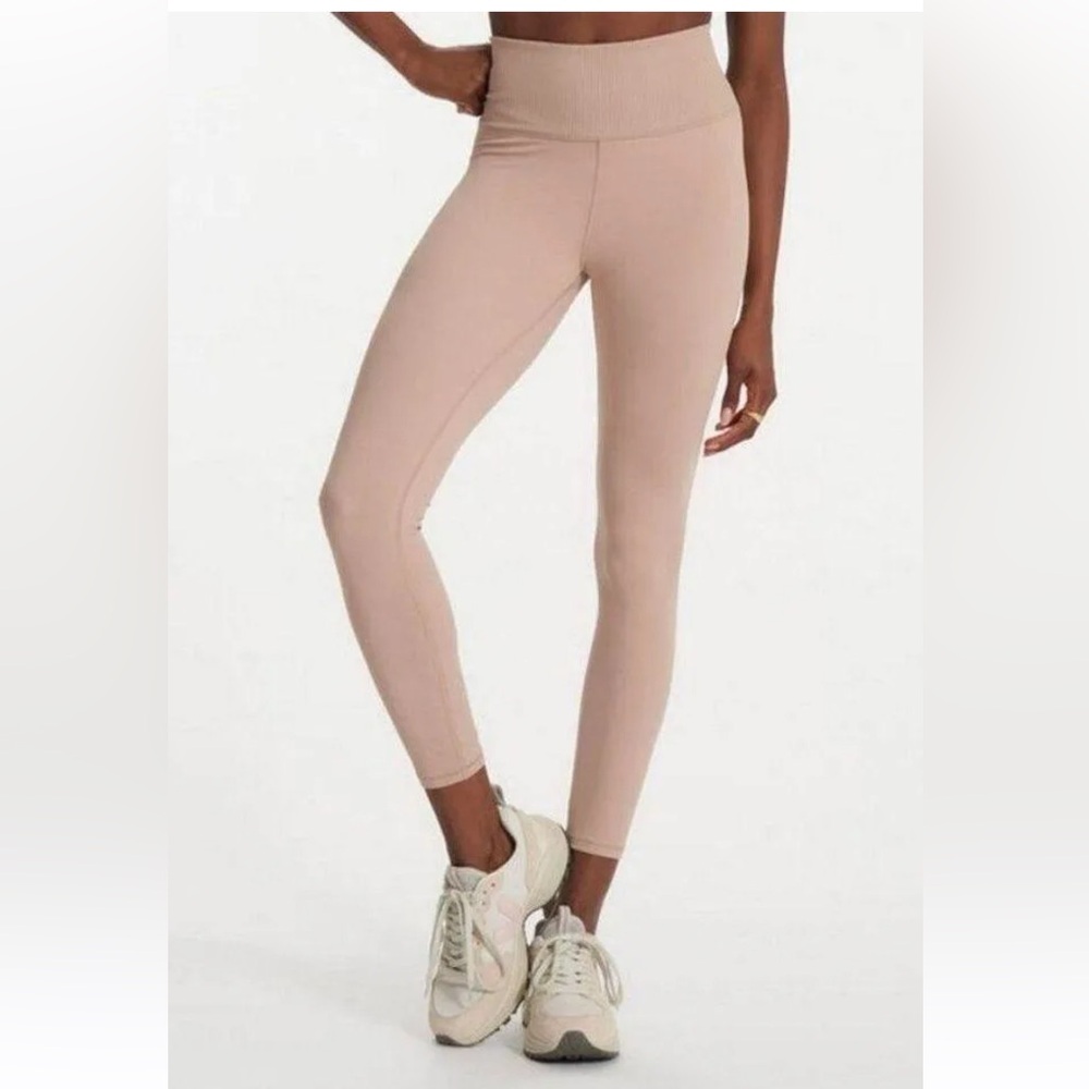 Vuori Rib Studio Legging Coconut Beige Size XS